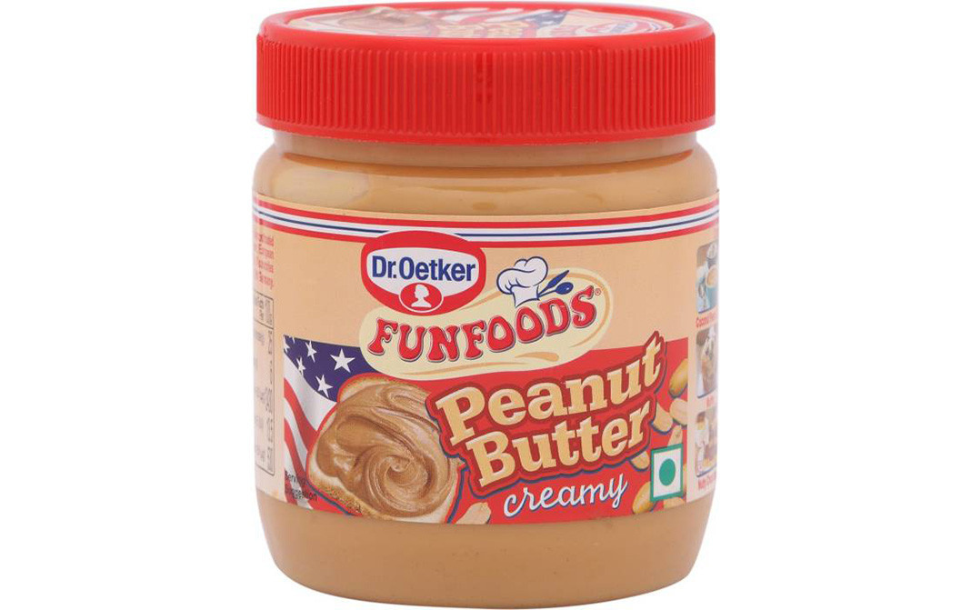 Dr. Oetker Fun foods Peanut Butter Creamy    Plastic Jar  340 grams